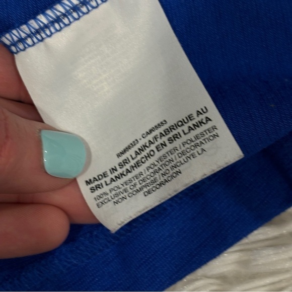 NIKE Dri-FIT youth Pullover long sleeve Hoodie blue size small - Picture 5 of 9